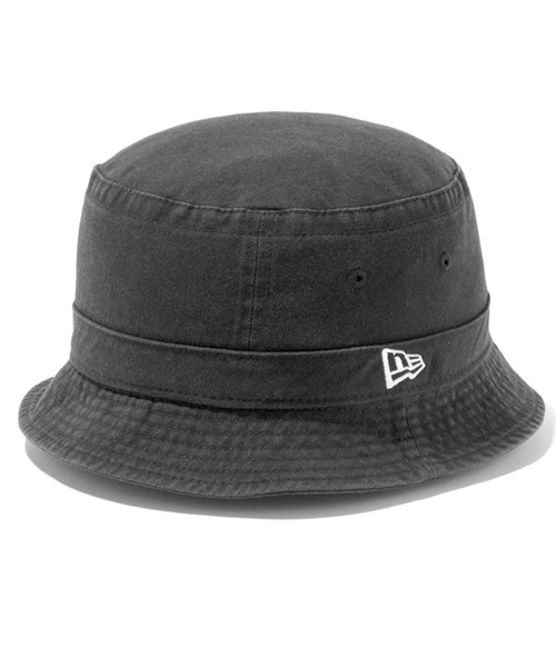 バケット02 ウォッシュドコットン ブラック NEW ERA/ニューエラ ハット バケット02 ウォッシュドコットン