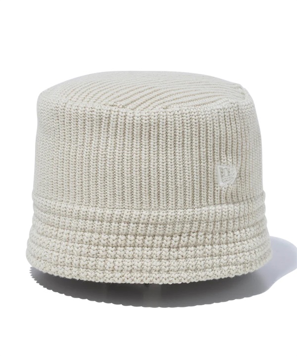 NEW ERA ニューエラ ニットバケット Knit Bucket ストーン × クローム バケットハット バケハ 帽子 14109476