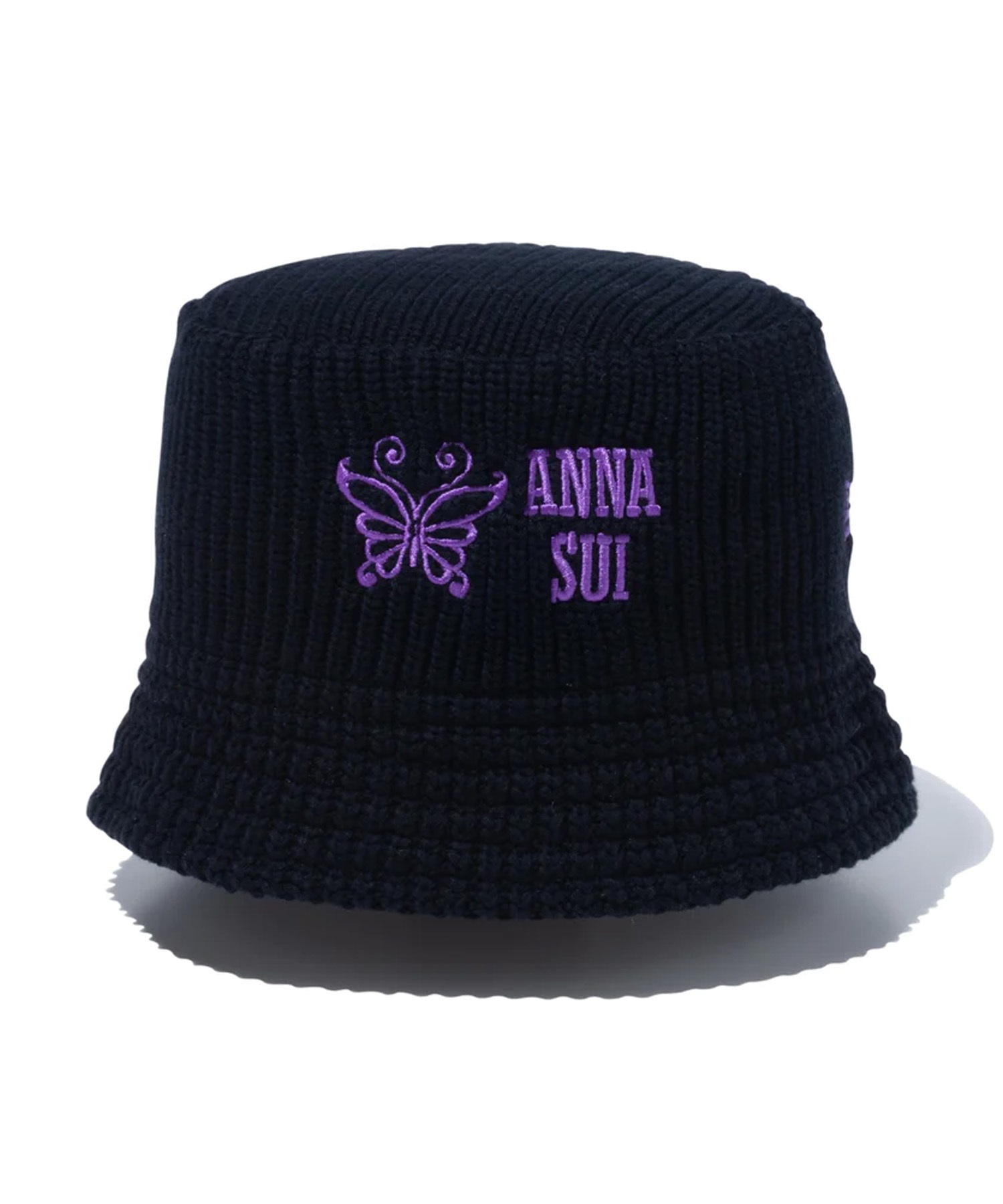 NEW ERA ニューエラ ニットバケット Knit Bucket ANNA SUI アナ スイ ブラック バケットハット バケハ 帽子 14124295(BLK-FREE)