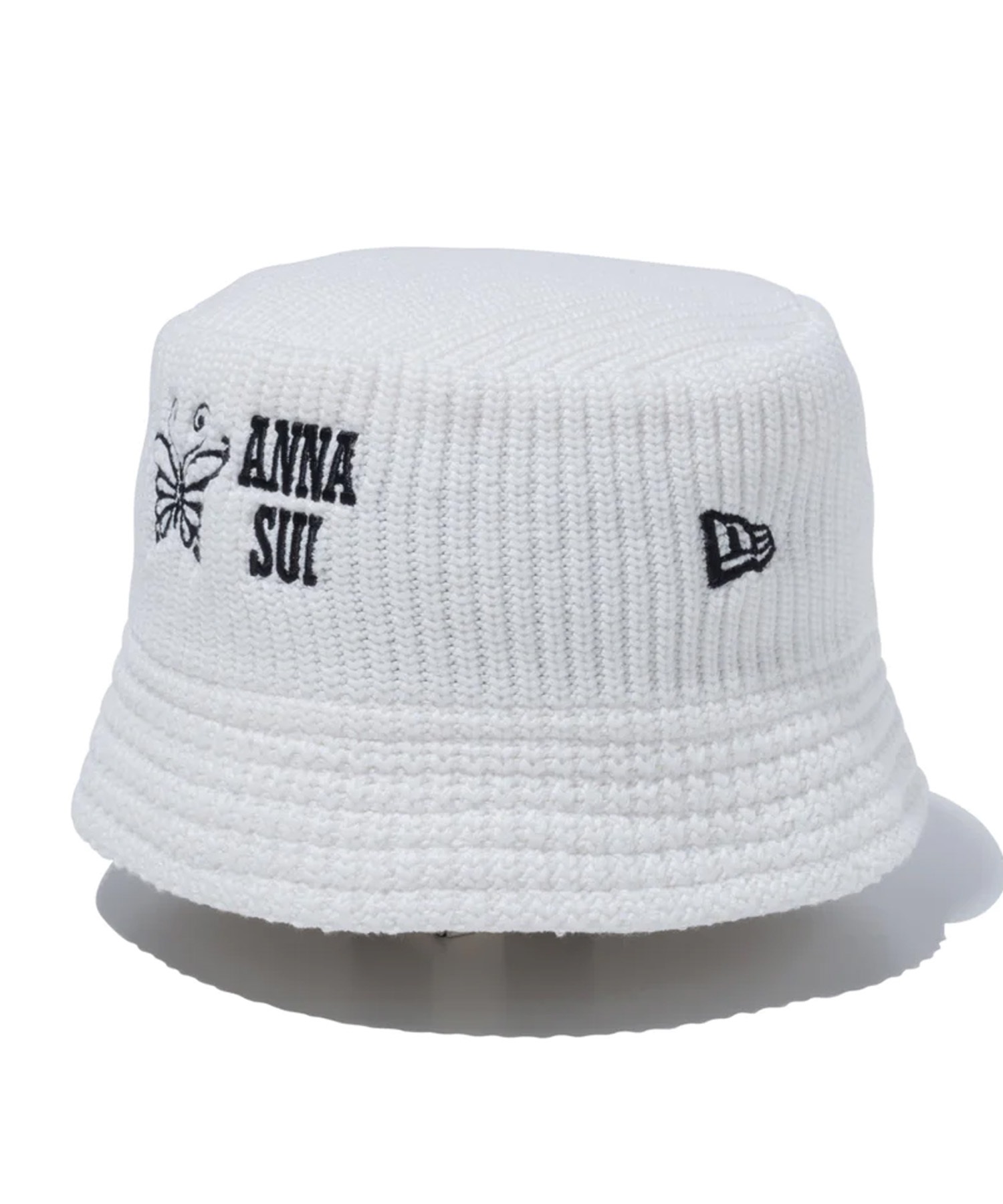 NEW ERA ニューエラ ニットバケット Knit Bucket ANNA SUI アナ スイ ホワイト バケットハット バケハ 帽子 14124294(WHI-FREE)