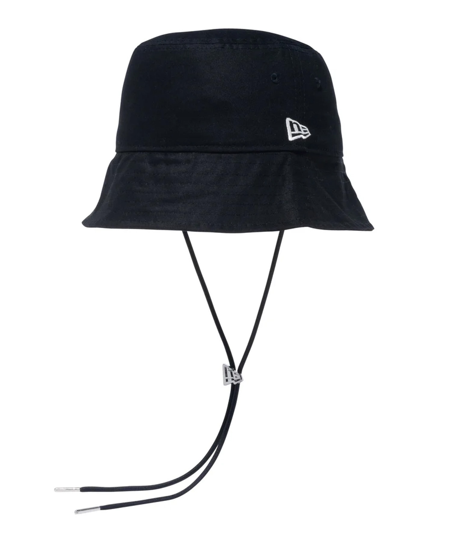 NEW ERA ニューエラ ハット 帽子 バケット01 セーラーブリム Sailor Brim Cord Strap Bucket ベーシック ブラック 14109569(BLK-SM)