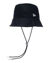 NEW ERA ニューエラ ハット 帽子 バケット01 セーラーブリム Sailor Brim Cord Strap Bucket ベーシック ブラック 14109569(BLK-SM)