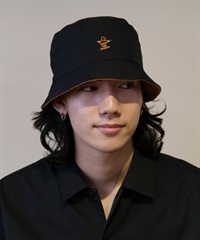 THRASHER スラッシャー ハット GONZ SAD GONZ ART リバーシブル BUCKET HAT 24TH-H05(BK/OR-FREE)