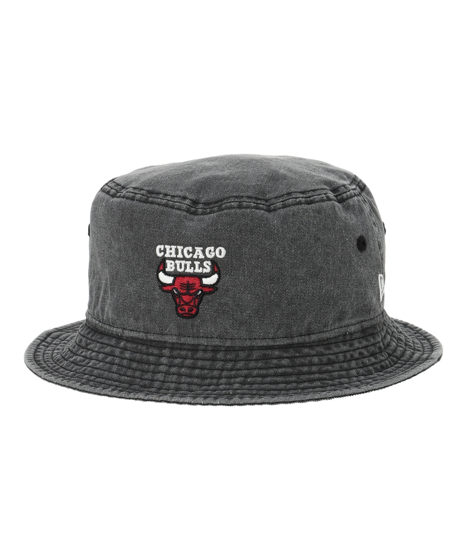 NEW ERA ニューエラ バケット01 NBA Bucket Hat Acid Wash シカゴ・ブルズ ブラック ハット バケハ 帽子 14109609(BLK-SM)