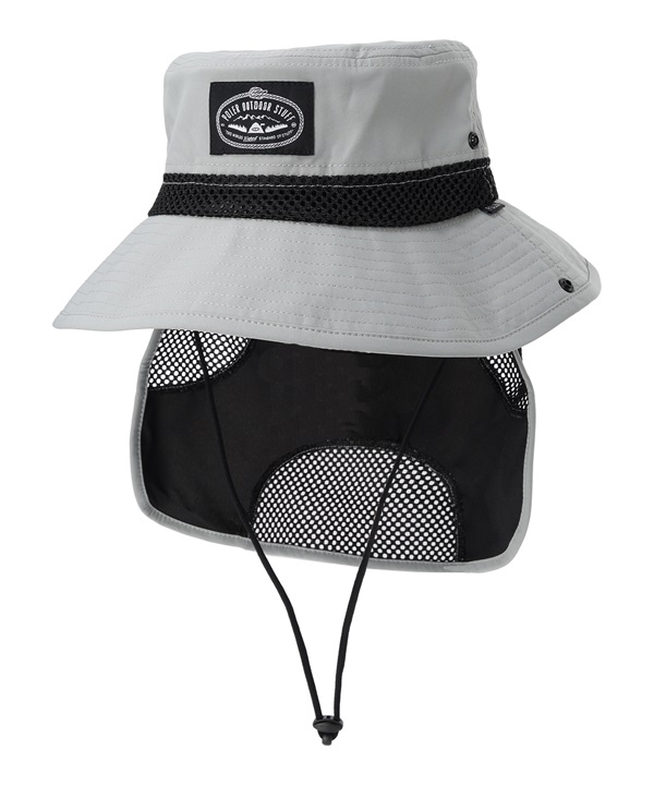 POLER ポーラー 2WAY SUNGUARDLONGBRIM 241MCV0331-GRY ハット アウトドア