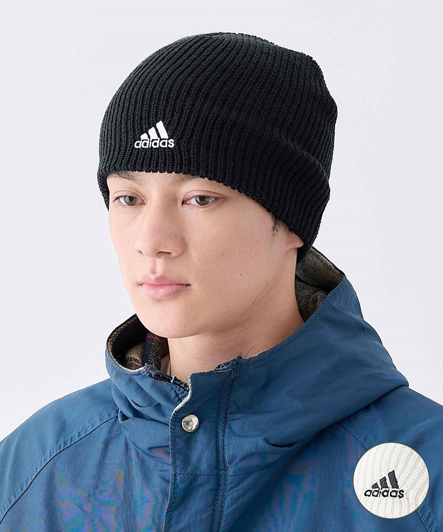 adidas/アディダス アクリルビーニー ニット帽 ADM BOS AC BEAINIE 234011004(BK/BK-FREE)