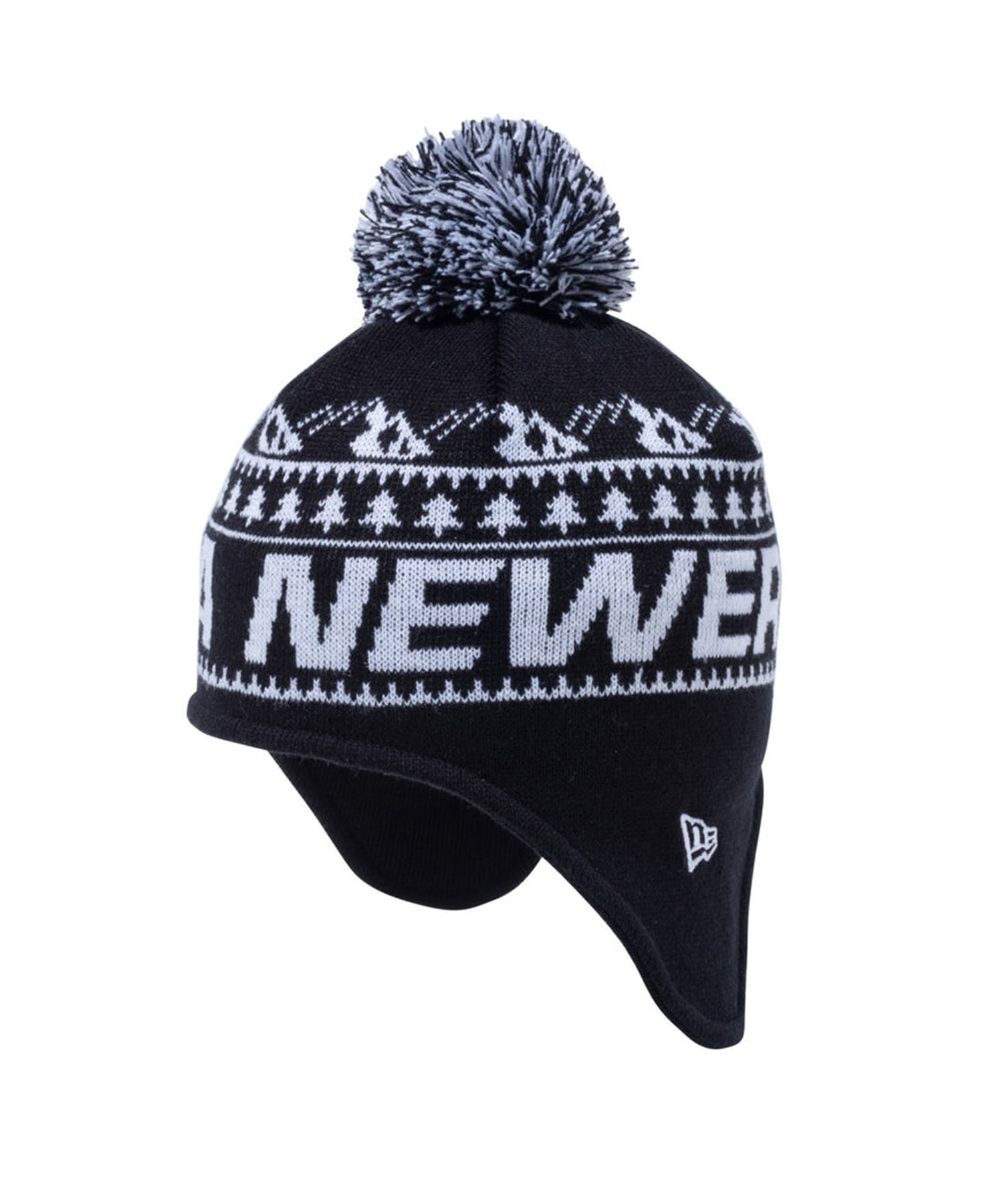 NEW ERA/ニューエラ ビーニー ニット帽 POM PON OD13772383 J.ERA(BLK-FREE)