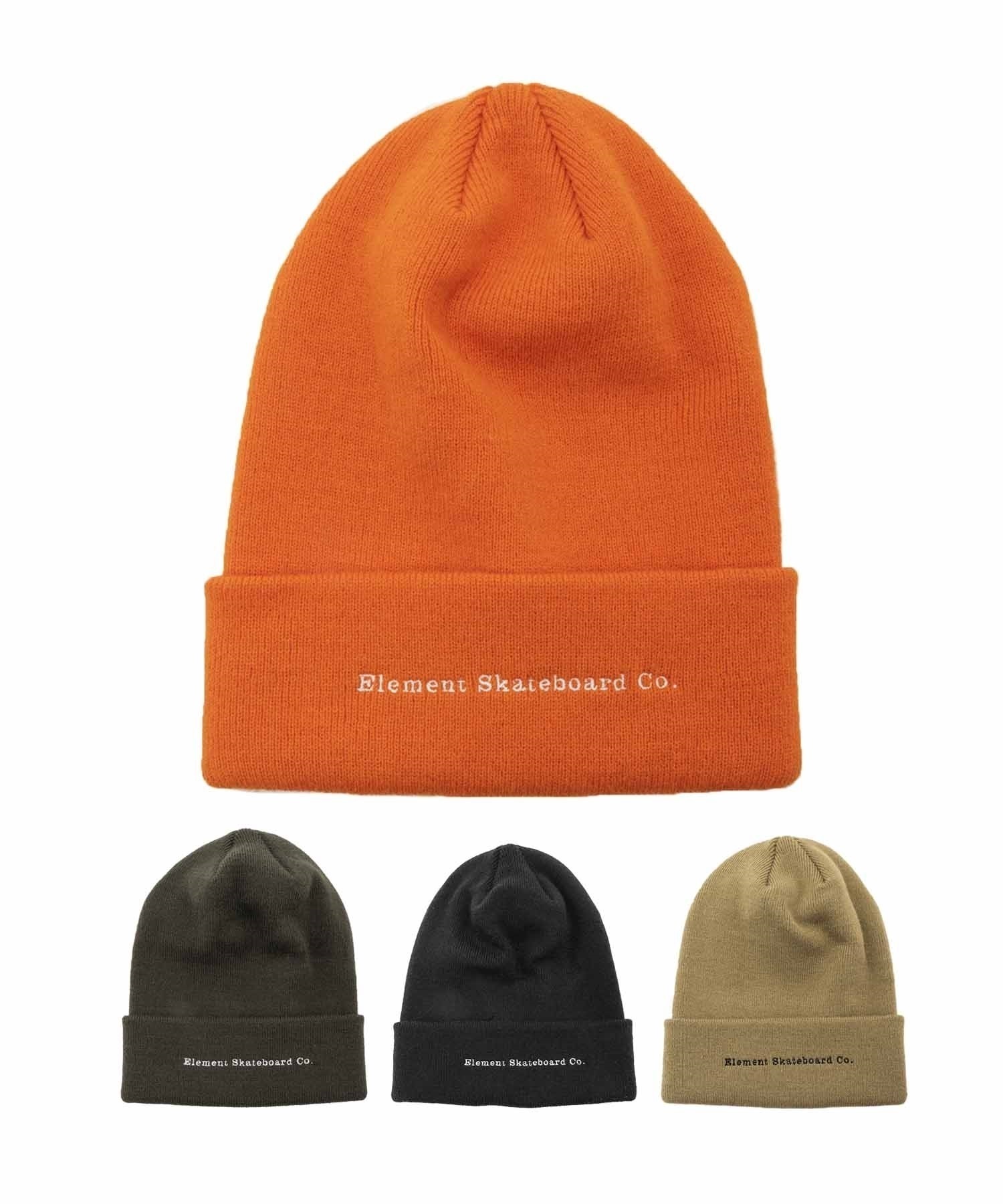 ELEMENT/エレメント ビーニー ニット帽 ダブル2WAY ROCK BEANIE BD022-953(FBK-FREE)