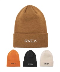 RVCA/ルーカ メンズ ビーニー ニット帽 ダブル DOUBLE FACE BEANIE BD042-965(BLK-FREE)