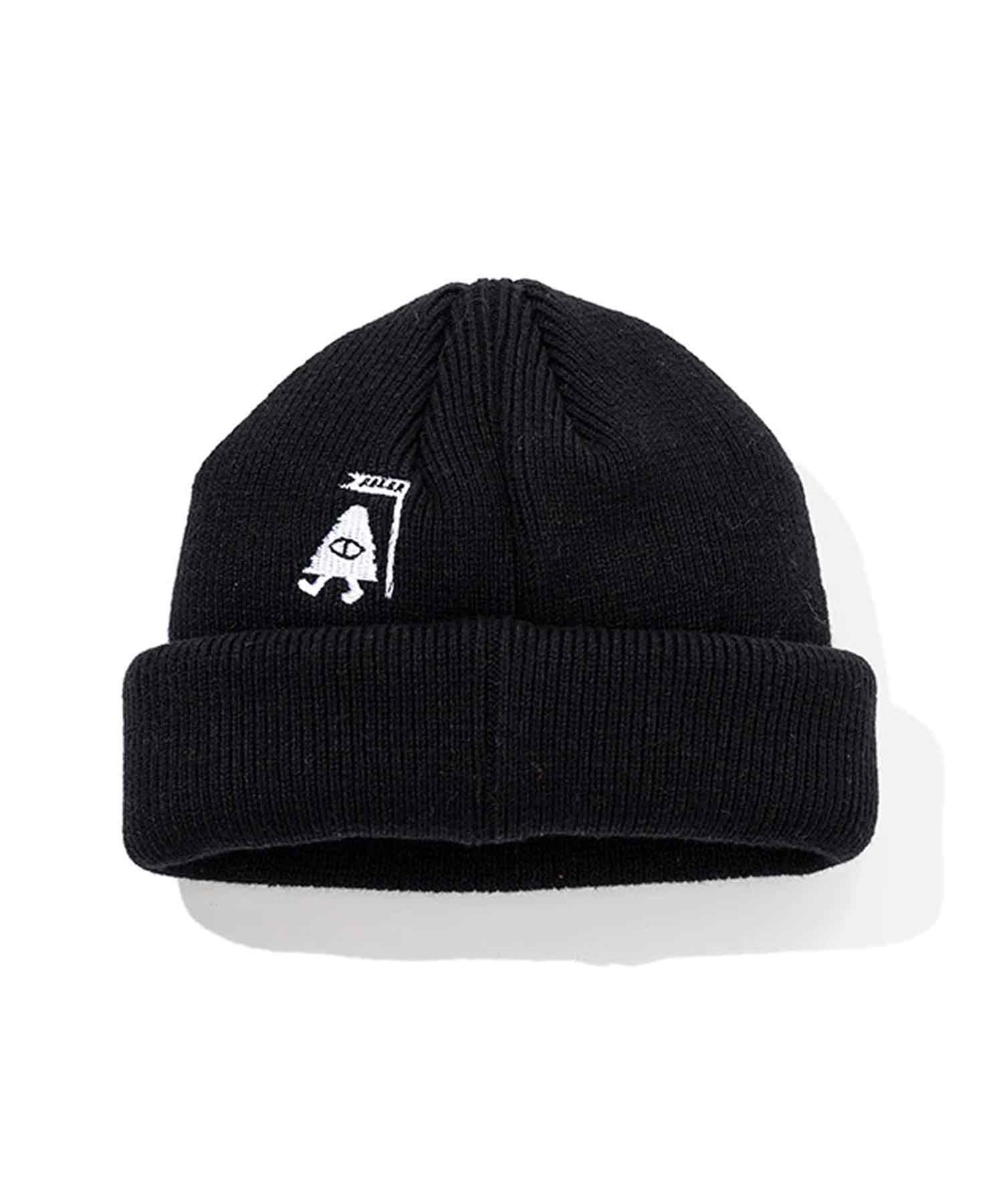 POLER/ポーラー ビーニー ニット帽 ダブル SUMMIT SHALLOW BEANIE 233MCV0098-BLK(BLACK-FREE)