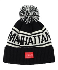 Manhattan Portage マンハッタンポーテージ ビーニBPONPON JACQUARDWATCH MP218 ビーニー(BK/WT-F)