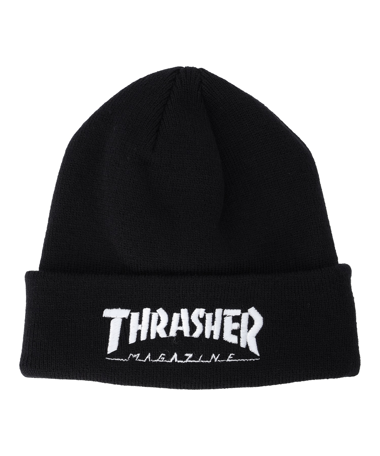 THRASHER スラッシャー ダブルTHR-N01 THR-N01 ビーニー(BK/WT-F)