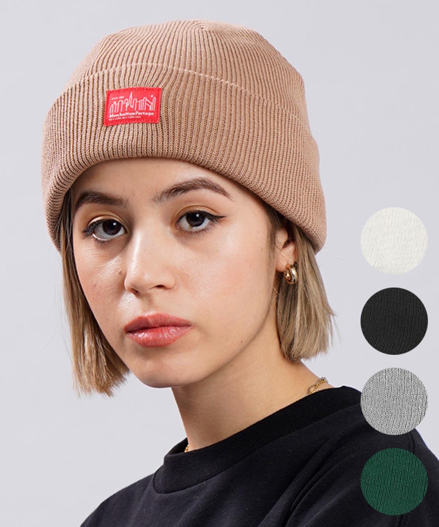 Manhattan Portage マンハッタンポーテージ ビーニー ニット