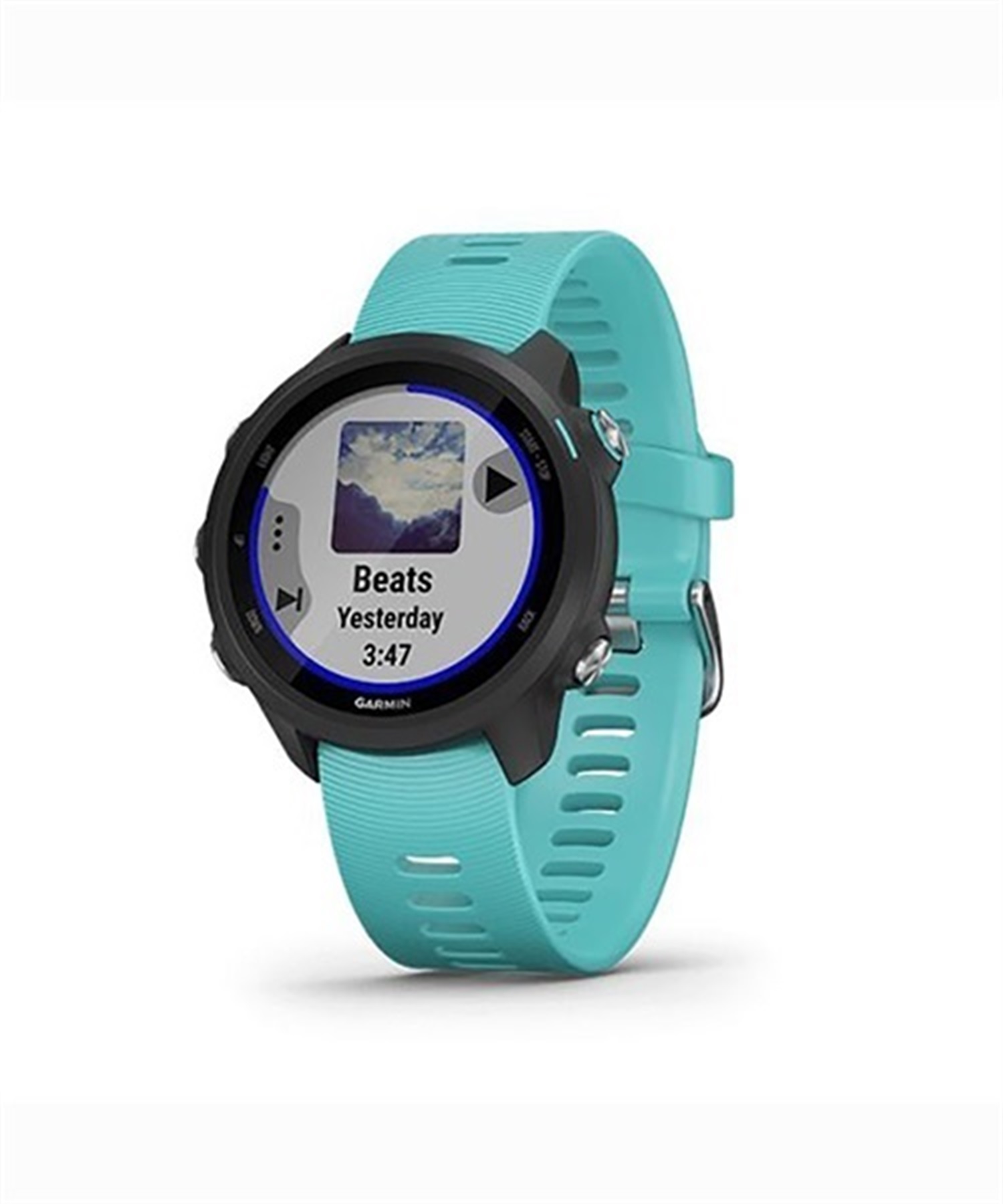 GARMIN ガーミン ForeAthlete 245 Music 時計 010-02120-72 GPSウォッチ ランニング スポーツ アウトドア JJ G15(72MusicBlackAqua-F)