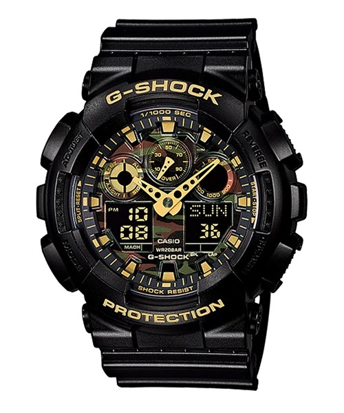 G-SHOCK ジーショック GA-100CF-1A9JF 時計 II B7(BK-F)