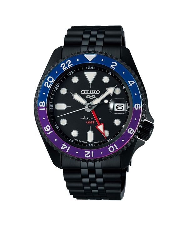 SEIKO/セイコー 5スポーツ 堀米雄斗 限定モデル 自動巻 SKX Sense Style GMT SBSC015 メンズ 腕時計