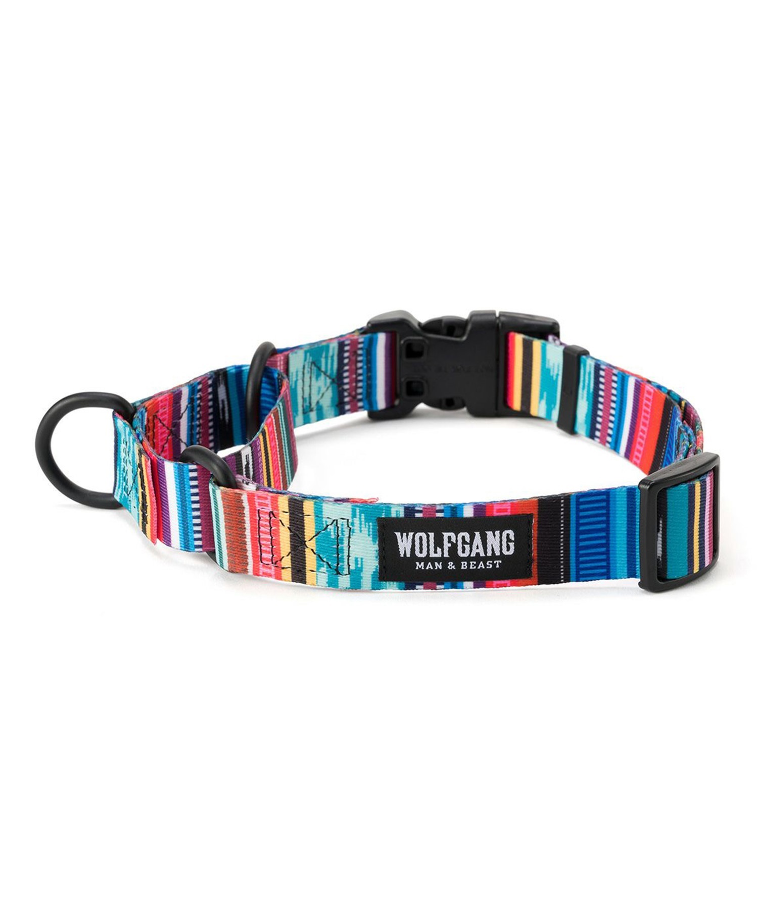 WOLFGANG ウルフギャング 犬用 首輪 Quetzal Martingale Lサイズ 中型犬用 大型犬用 ケツァール マーチンゲール ハーフチョーク マルチカラー WM-503-07(MULTI-L)