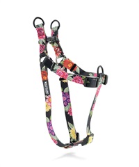 WOLFGANG ウルフギャング 犬用 ハーネス DarkFloral HARNESS Mサイズ 小型犬用 中型犬用 胴輪 ダークフローラル 花柄 ブラック WH-002-00(BK-M)