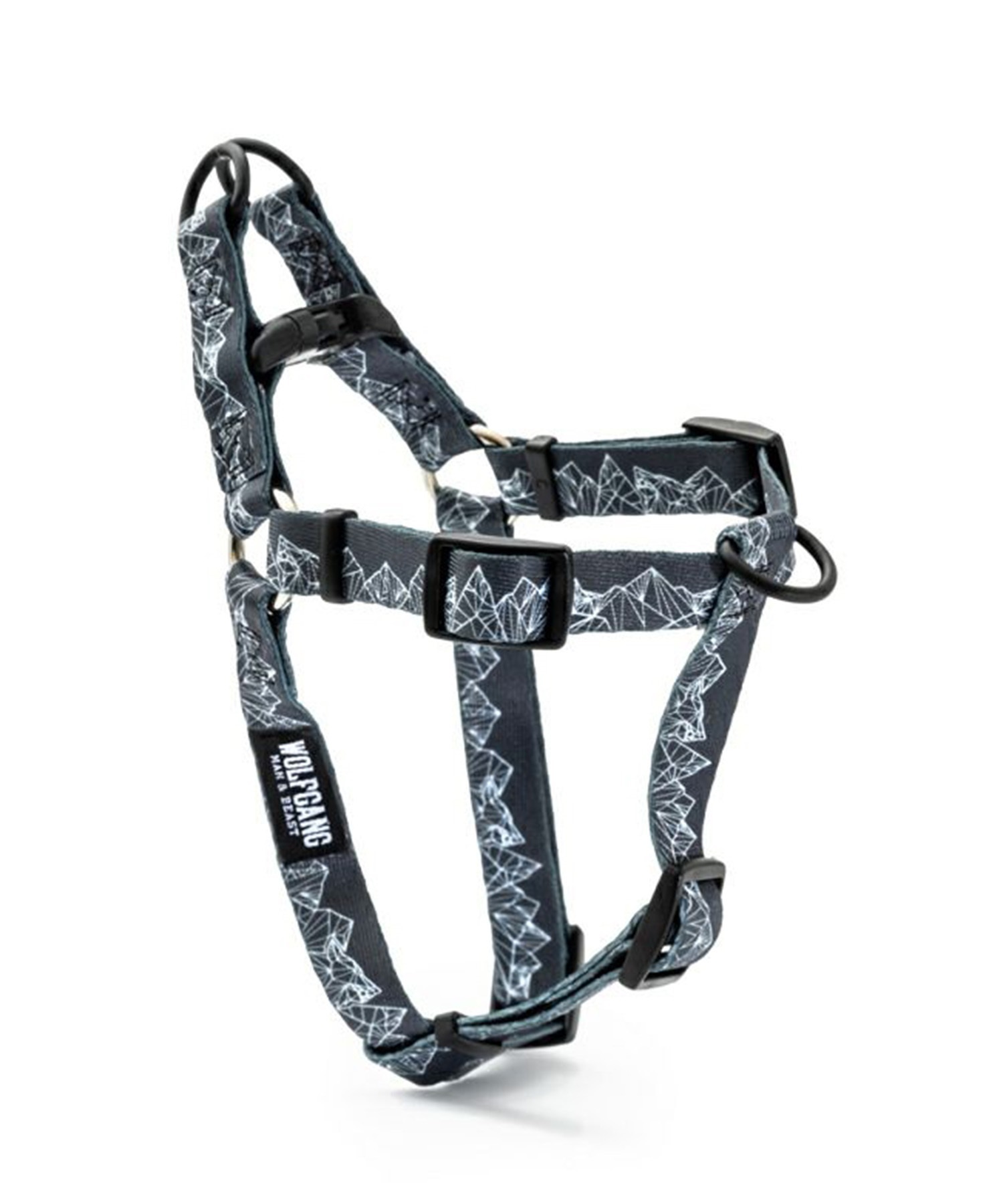 WOLFGANG ウルフギャング 犬用 ハーネス WolfMountain Harness Mサイズ 小型犬用 中型犬用 胴輪 ウルフマウンテン グレー系 WH-002-83(GY-M)