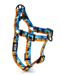 WOLFGANG ウルフギャング 犬用 ハーネス SunsetPalms Harness Lサイズ 中型犬用 大型犬用 胴輪 サンセットパームス ブルー×オレンジ WH-003-86