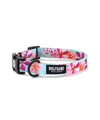 WOLFGANG ウルフギャング 犬用 首輪 DigiFloral Collar Mサイズ 小型犬用 中型犬用 デジフローラル カラー ピンク系 WC-002-96