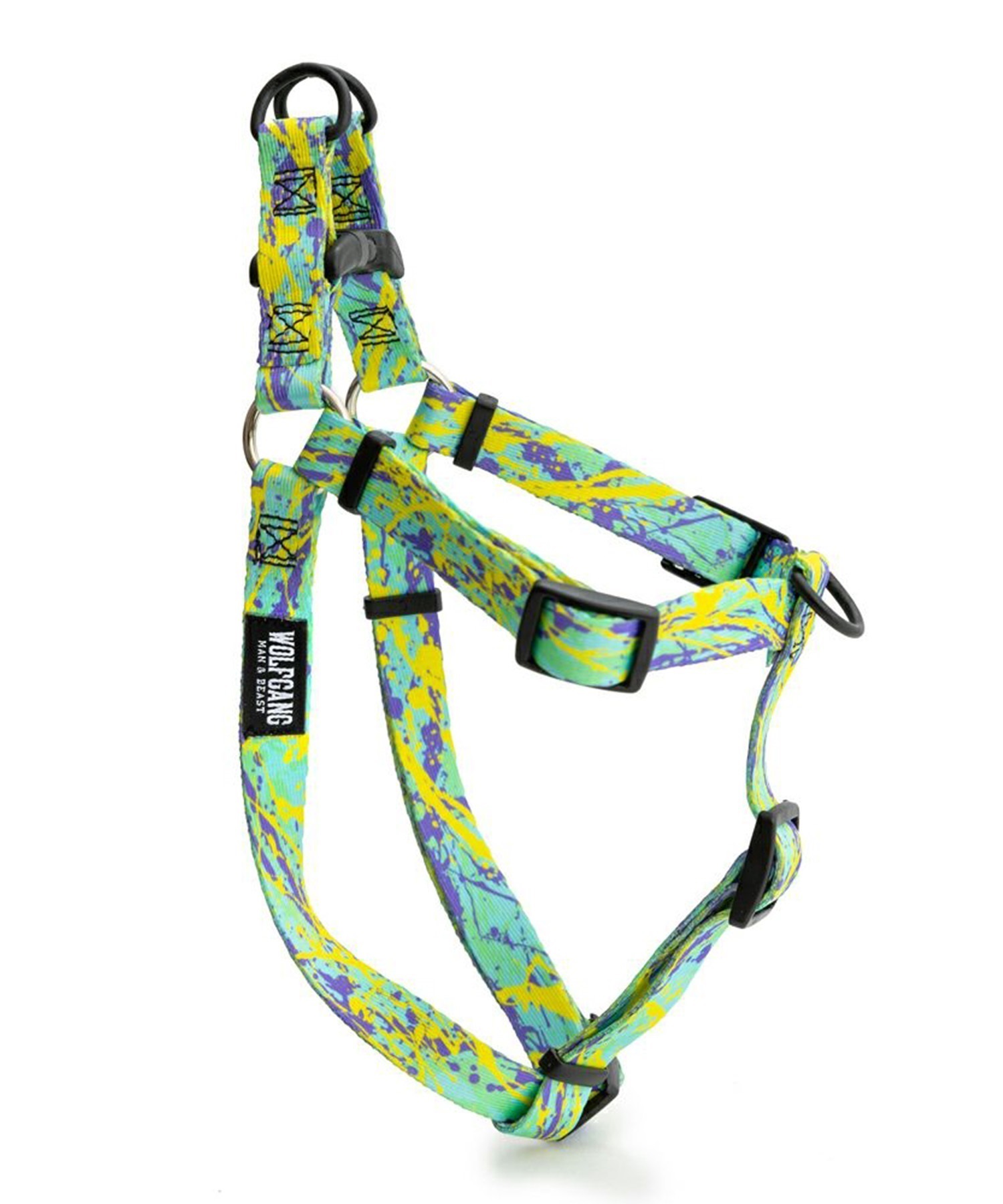 WOLFGANG ウルフギャング 犬用 ハーネス ModernCanvas Harness Lサイズ 中型犬用 大型犬用 胴輪 モダンキャンバス グリーン系 WH-003-103(GR-L)