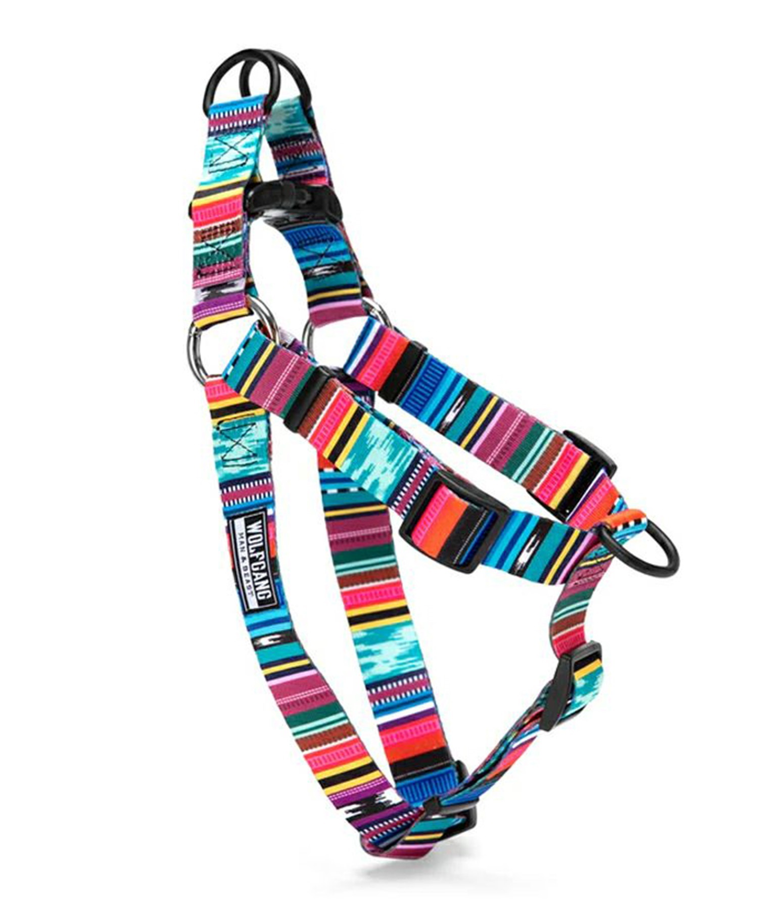 WOLFGANG ウルフギャング 犬用 ハーネス Quetzal HARNESS XLサイズ 大型犬用 胴輪 ケツァール マルチカラー WH-004-07(MULTI-XL)