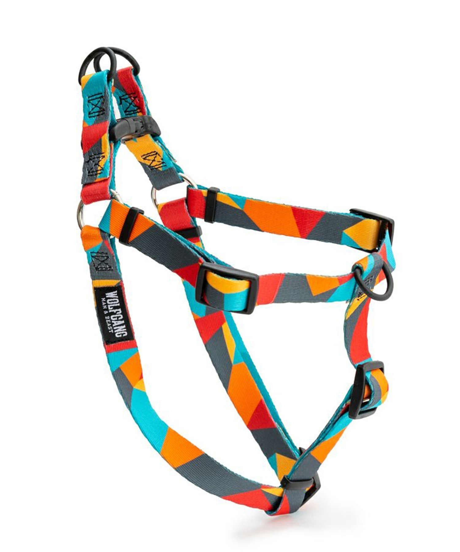 WOLFGANG ウルフギャング 犬用 ハーネス ShatterShapes Harness XLサイズ 大型犬用 胴輪 シャッターシェイプス マルチカラー WH-004-105(MULTI-XL)