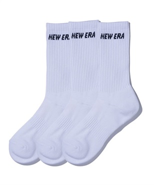 NEW ERA ニューエラ SOCKS CREW 3PAIRS 12674027 ソックス II E14