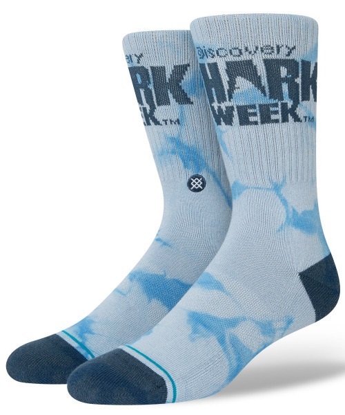 STANCE スタンス SHARK WEEK A556C22SHA#BLU ソックス 靴下 ユニ