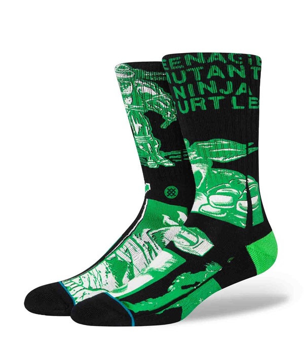 STANCE/スタンス ソックス 靴下 TMNT Teenage Mutant Ninja Turtles(ティーンエイジ・ミュータント・ニンジャ・タートル)コラボモデル A556D23TMN