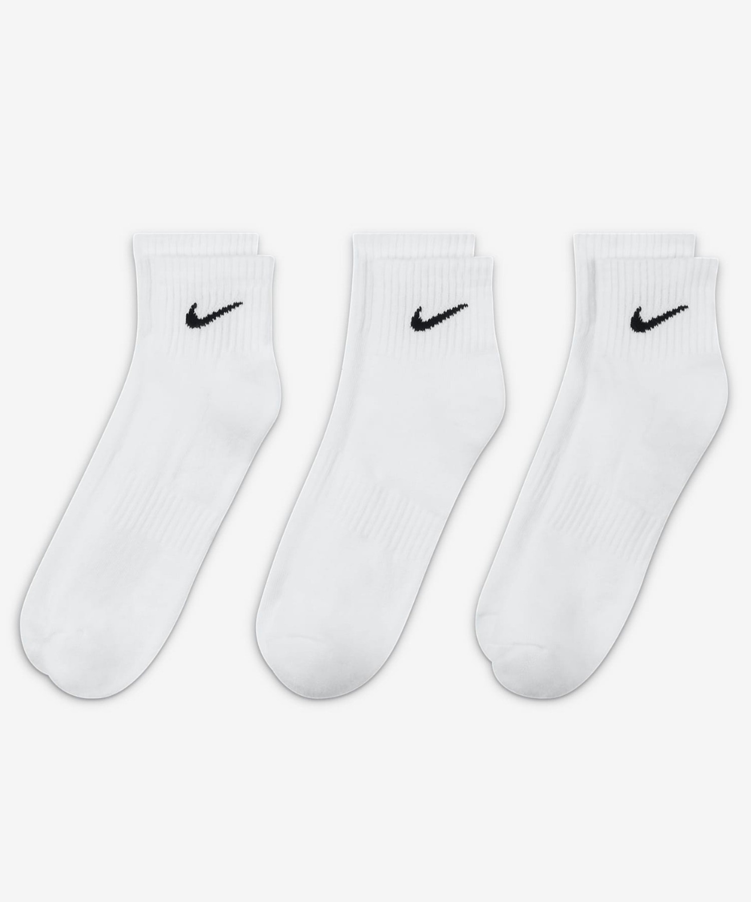 NIKE/ナイキ 靴下 ソックス エブリデイ クッションド クォーター3足セット SX7667-100(100-23.0cm)