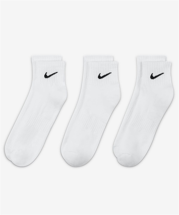 NIKE/ナイキ 靴下 ソックス エブリデイ クッションド クォーター3足セット SX7667-100