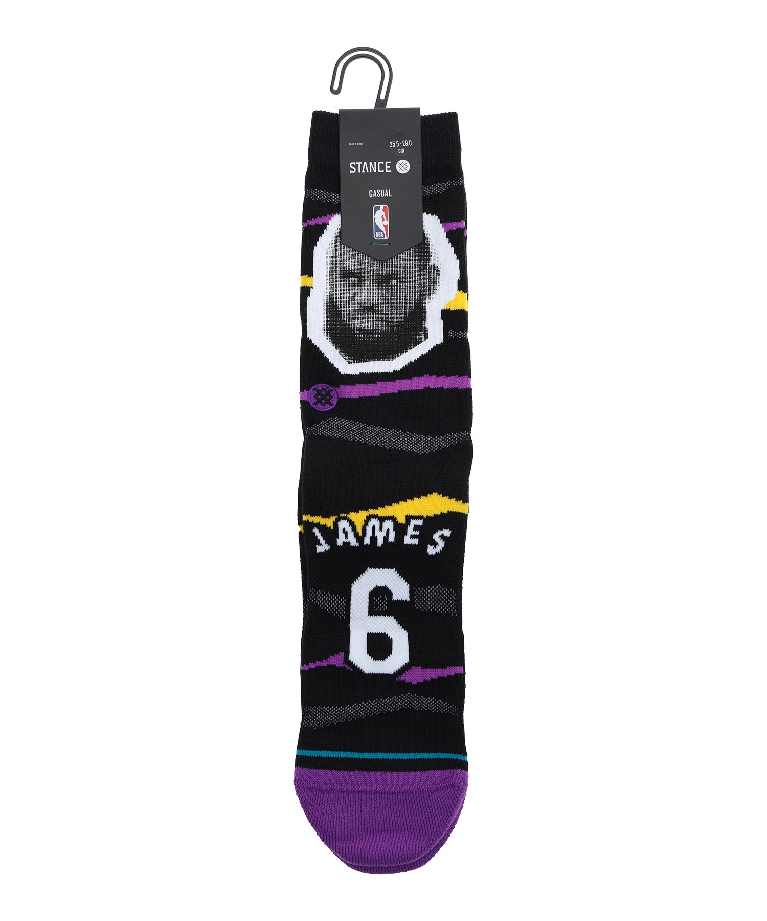 STANCE スタンス FAXED LEBRON A555C23LEB ソックス(BLACK-L)