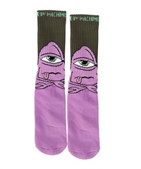 TOY MACHINE/トイマシーン ソックス 靴下 BORED SECT SOCK LAVENDER P1008-LV