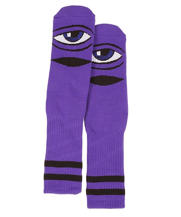 TOY MACHINE/トイマシーン ソックス 靴下 SECT EYE SOCKS III PURPLE P906-PP