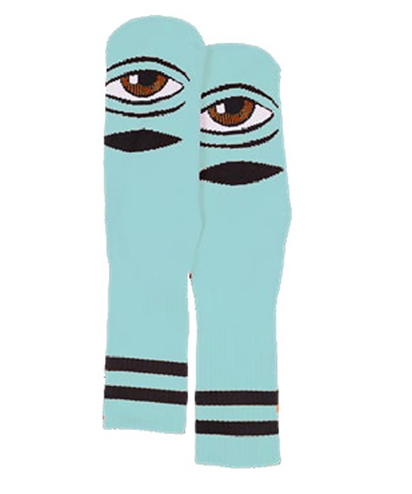 TOY MACHINE/トイマシーン ソックス 靴下 SECT EYE SOCKS III SKY P906-SK