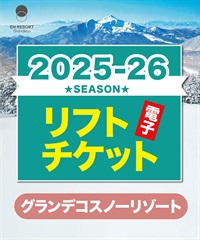 25-26早割券リフト１日券　グランデコスノーリゾート　1日リフト電子チケット　購入後、スマホ画面”右上”の「≡」マイページで確認可能 ※誤って使用された場合の復元は出来かねます。(早割１日券-電子チケット)