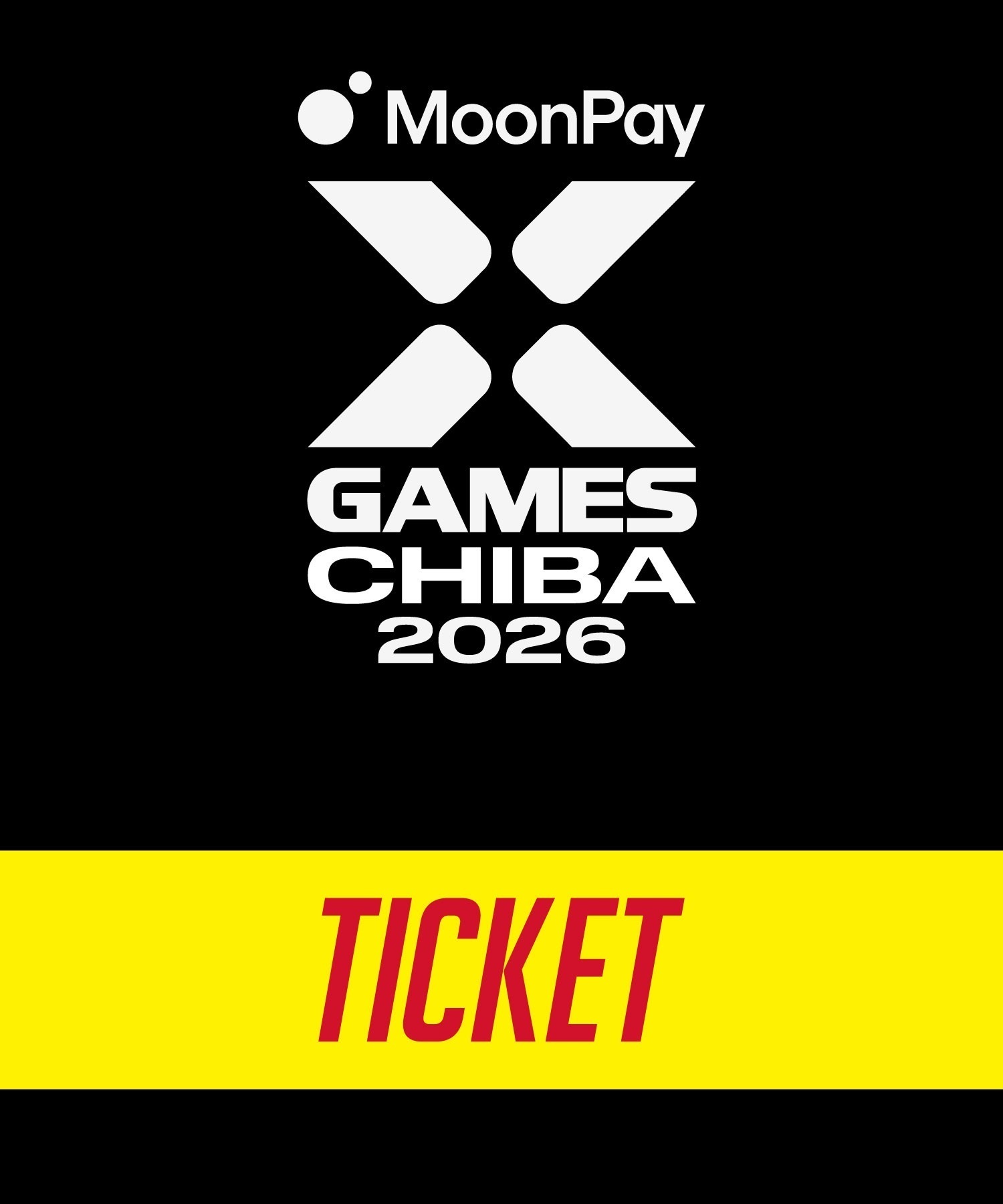 X Games Chiba 2026 ムラサキスポーツ スペシャルパッケージ 購入完了メールがチケット引き換えメールとなります。(7月5日-ファミリーチケット4枚組)