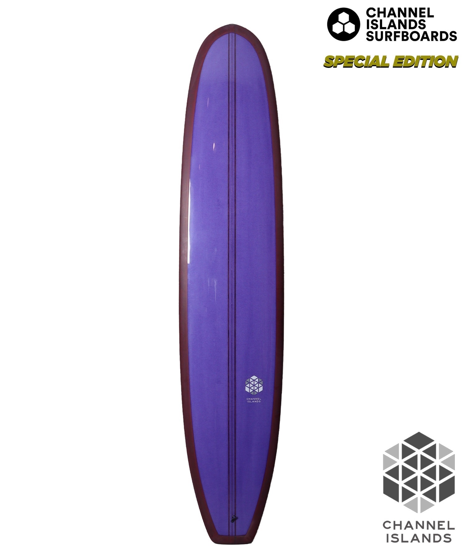 ESSENCE サーフボード 紫 ロングボード CHANNEL ISLANDS チャネルアイランズ CI NOSERIDER SPECIAL EDITION