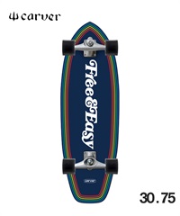 【オンラインストア限定販売】CARVER カーバー CARVER×FREE&EASY PRISM 30.75 サーフスケート フリーアンドイージー(BK-30.7inch)