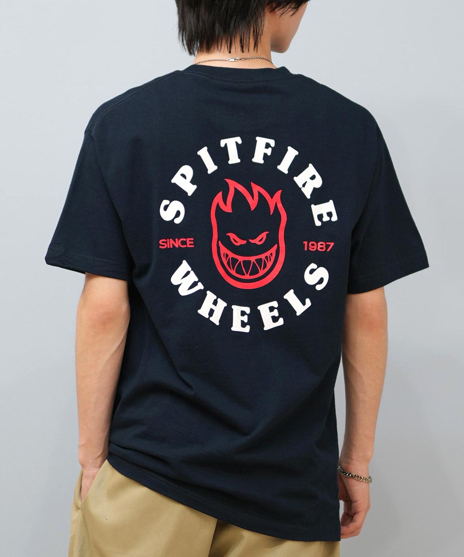SPITFIRE スピットファイヤー 半袖 Tシャツ メンズ バックプリント
