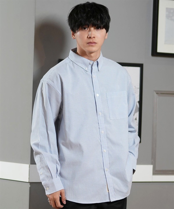 DEAR LAUREL ディアローレル 長袖 シャツ メンズ シンプル D25S2201