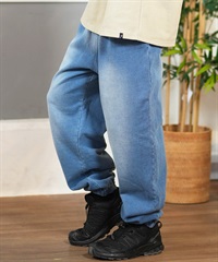 DEAR LAUREL ディアローレル ロングパンツ メンズ デニムスウェットパンツ リラックスフィットD25S3105