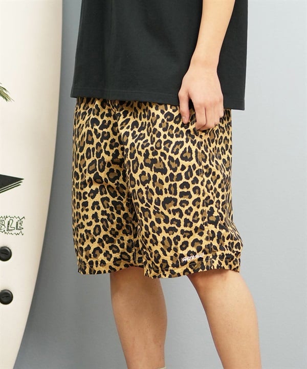 DEAR LAUREL ディアローレル × GRAMICCI グラミチ コラボ ハーフパンツ ショートパンツ メンズ ショーツ ヒョウ柄 レオパード柄 GMP5-S2006 ムラサキスポーツ限定