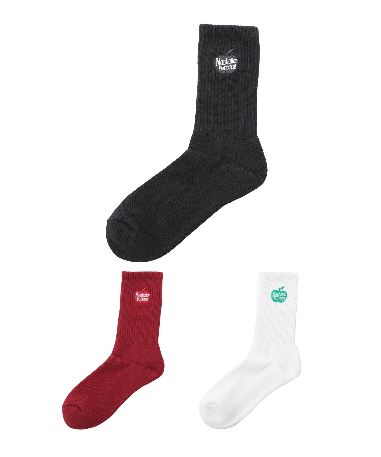 Manhattan Portage マンハッタンポーテージ ソックス 靴下 クルー丈
