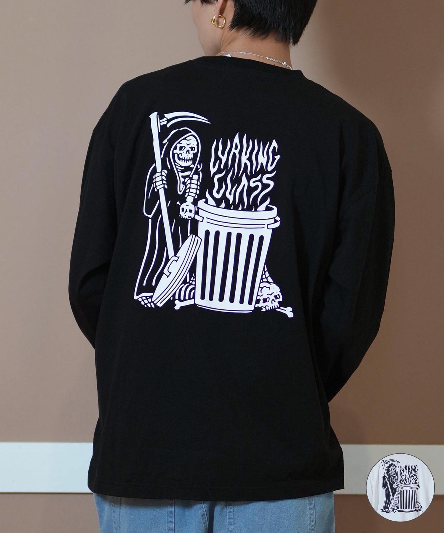 LURKING CLASS ラーキングクラス 長袖 Tシャツ ロンT メンズ バック