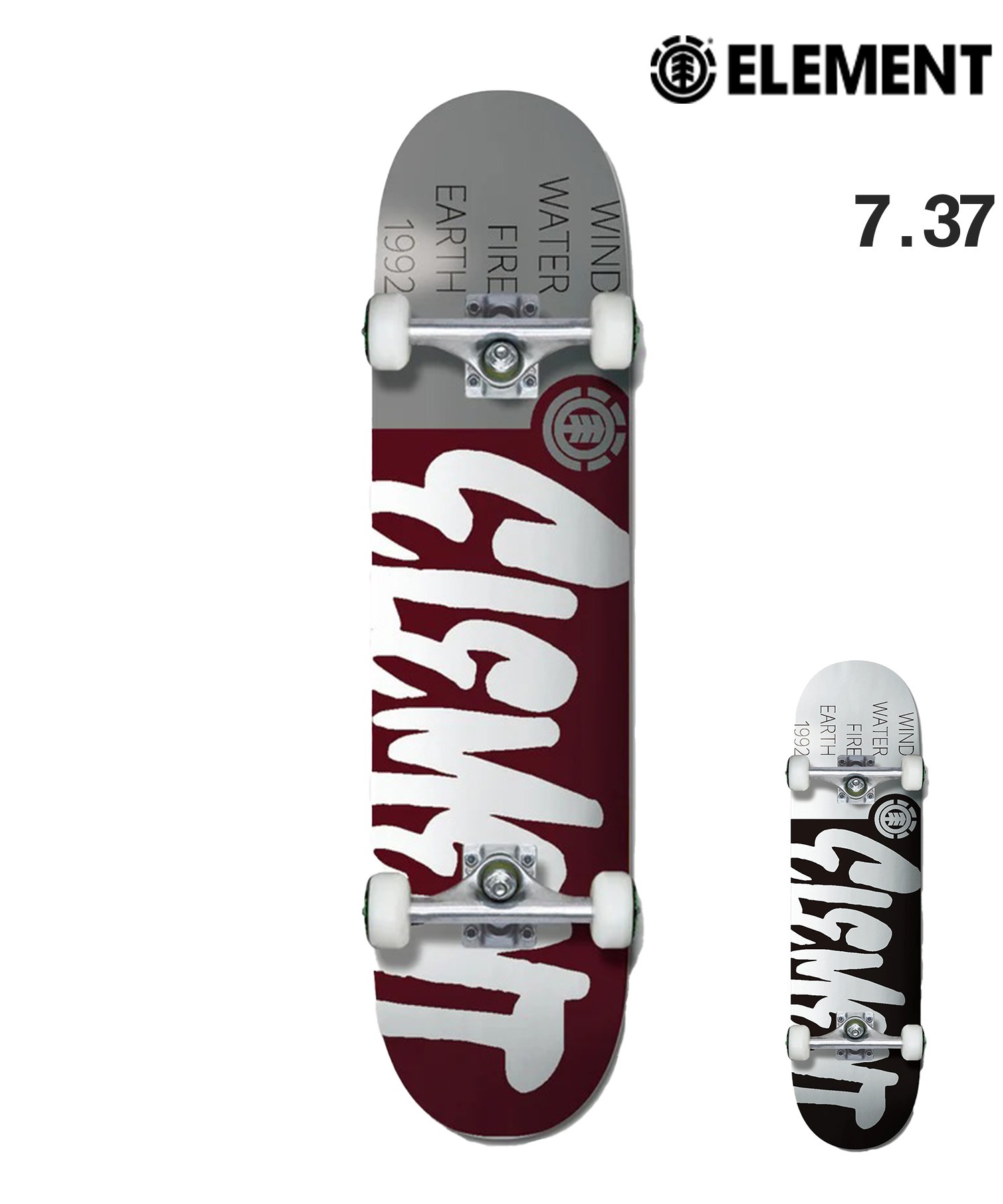 ELEMENT エレメント キッズ スケートボード コンプリート デッキ 7.37