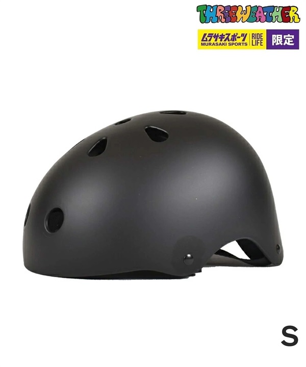 THREE WEATHER スリーウェザー スケートボード ヘルメット セーフティー TWAH-BS ムラサキスポーツ