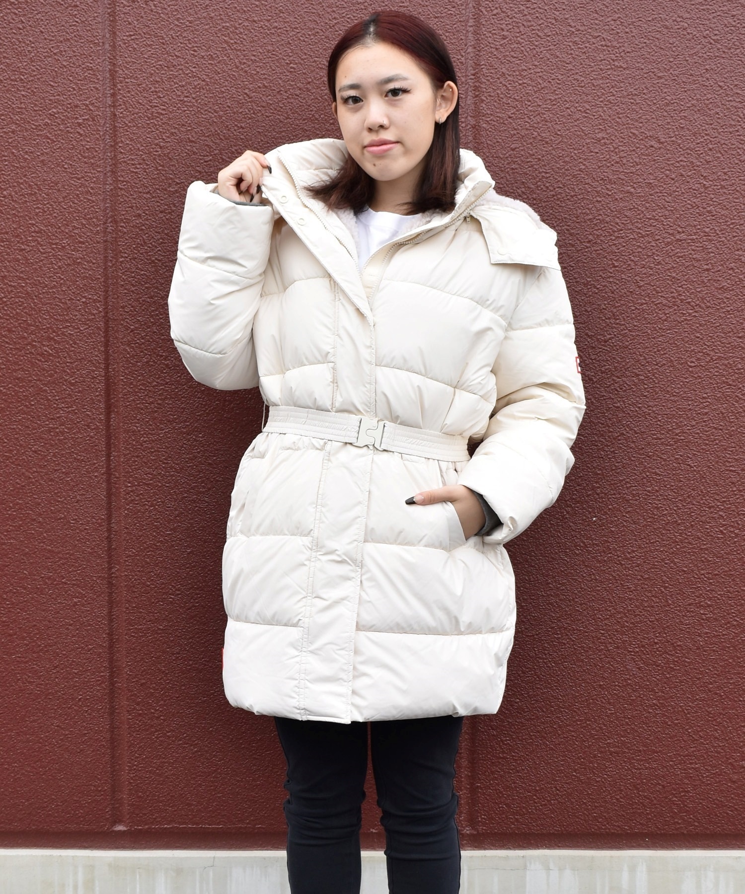 HUNTER ハンター アウター レディース イントレピッド ミッドレングス パファー コート 中綿 WRO1512RTN(WHW-XS)